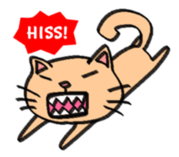 Milky the curious cat sticker #149091