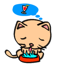 Milky the curious cat sticker #149096
