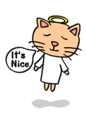 Milky the curious cat sticker #149098