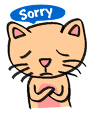 Milky the curious cat sticker #149100