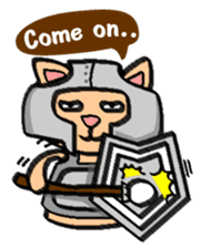 Milky the curious cat sticker #149105