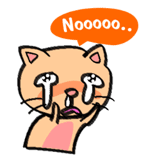 Milky the curious cat sticker #149112