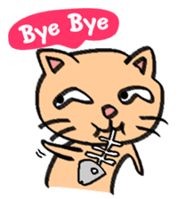 Milky the curious cat sticker #149123