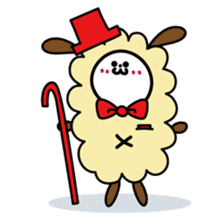 Tsuji is little lamb sticker #149486