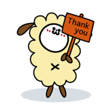 Tsuji is little lamb sticker #149487