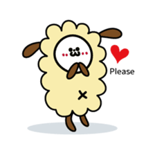 Tsuji is little lamb sticker #149488