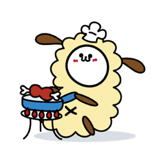 Tsuji is little lamb sticker #149493