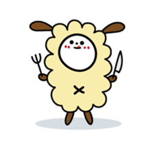 Tsuji is little lamb sticker #149499