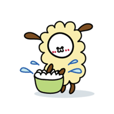 Tsuji is little lamb sticker #149503