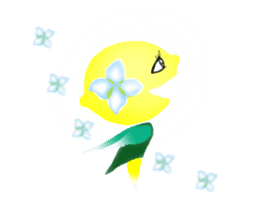 Little Orange & Lemon sticker #150324