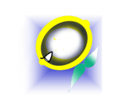 Little Orange & Lemon sticker #150325