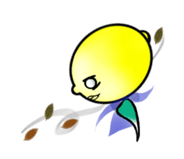 Little Orange & Lemon sticker #150329