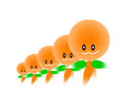 Little Orange & Lemon sticker #150346