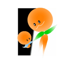 Little Orange & Lemon sticker #150347