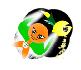Little Orange & Lemon sticker #150356