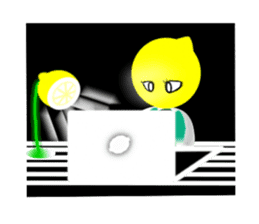 Little Orange & Lemon sticker #150359