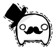 Gentle tooth sticker #150788