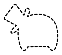 Gentle tooth sticker #150794