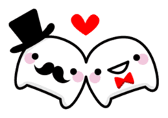 Gentle tooth sticker #150800