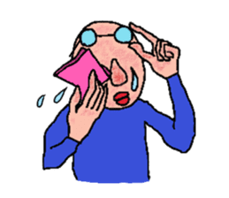 Mr. & Mrs.Glasses sticker #151581