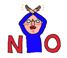 Mr. & Mrs.Glasses sticker #151587