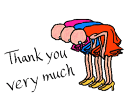 Mr. & Mrs.Glasses sticker #151603