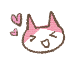 Scribble cat HACCI sticker #151604
