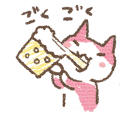 Scribble cat HACCI sticker #151636