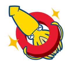 Giant squid & Benthic feeder Part 2 sticker #151748