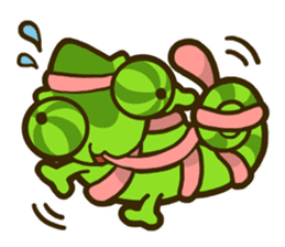 Chameleon is a colorful sticker #152211