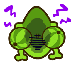 Chameleon is a colorful sticker #152215