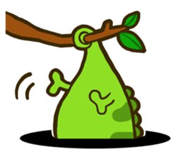 Chameleon is a colorful sticker #152219