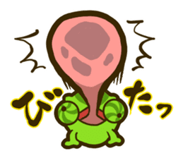 Chameleon is a colorful sticker #152226