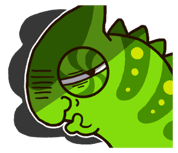 Chameleon is a colorful sticker #152238