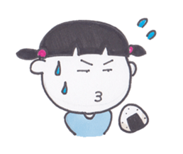 ONIGIRI Girl KURUKKO sticker #154667