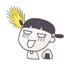 ONIGIRI Girl KURUKKO sticker #154670