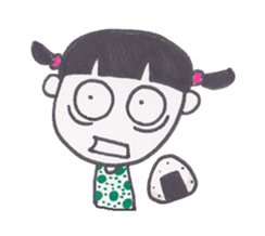 ONIGIRI Girl KURUKKO sticker #154671