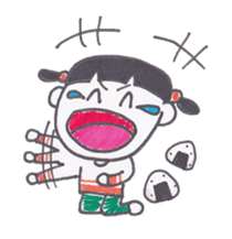 ONIGIRI Girl KURUKKO sticker #154674