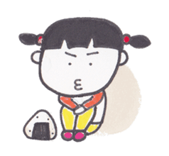 ONIGIRI Girl KURUKKO sticker #154676