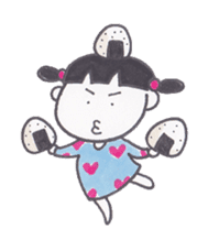 ONIGIRI Girl KURUKKO sticker #154678