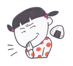 ONIGIRI Girl KURUKKO sticker #154679