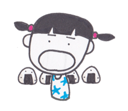 ONIGIRI Girl KURUKKO sticker #154681