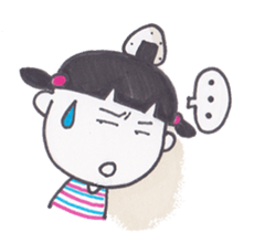 ONIGIRI Girl KURUKKO sticker #154682
