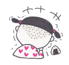 ONIGIRI Girl KURUKKO sticker #154684