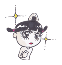 ONIGIRI Girl KURUKKO sticker #154686