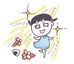 ONIGIRI Girl KURUKKO sticker #154688