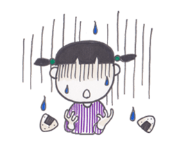 ONIGIRI Girl KURUKKO sticker #154689