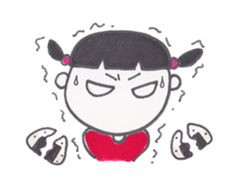 ONIGIRI Girl KURUKKO sticker #154690