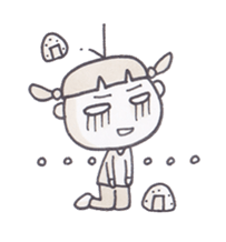 ONIGIRI Girl KURUKKO sticker #154693