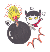 ONIGIRI Girl KURUKKO sticker #154694